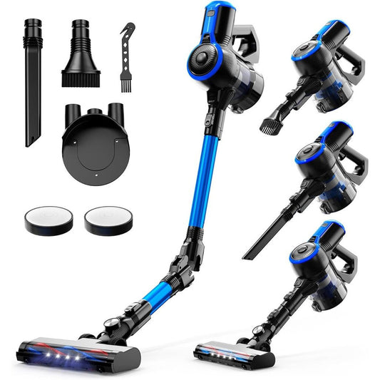 Powerful Cordless Stick Vacuum Cleaner for Home and Car, Lightweight