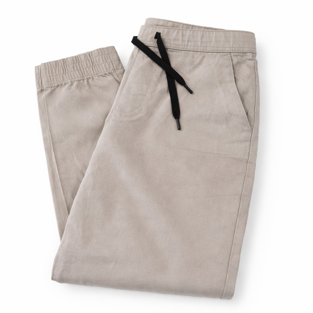 oneredox behype Men's Grey Jogger Pants with Elastic Waist