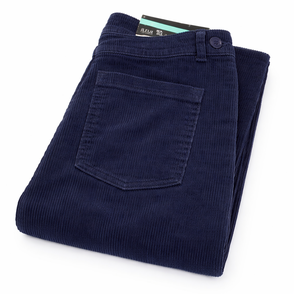 A.N.A. Thick Corduroy Pants, Wide Leg, High Rise