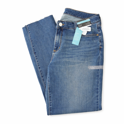 a.n.a Mid Rise Jeans Relaxed Straight Leg Button Fly