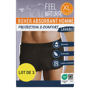 Feel Natural XL Anti-Leakage Men's Boxers