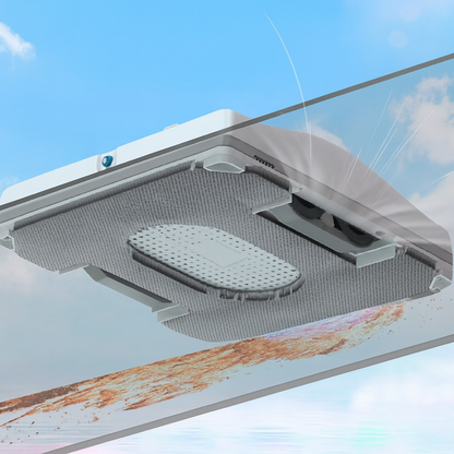 HUTT W8 2‑Way Spray Window Cleaning Robot with Edge Detection