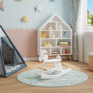 Wooden rocking horse, for babies