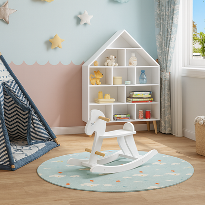 Wooden rocking horse, for babies