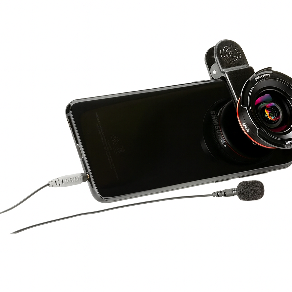 Rode SmartLav+ Omni Lavalier Mic for Smartphones Black