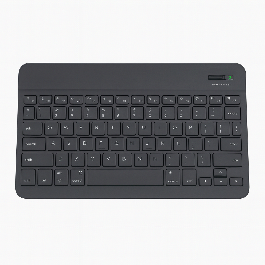 HB-030 Slim Backlit Wireless Mini Keyboard with Adjustable Lighting