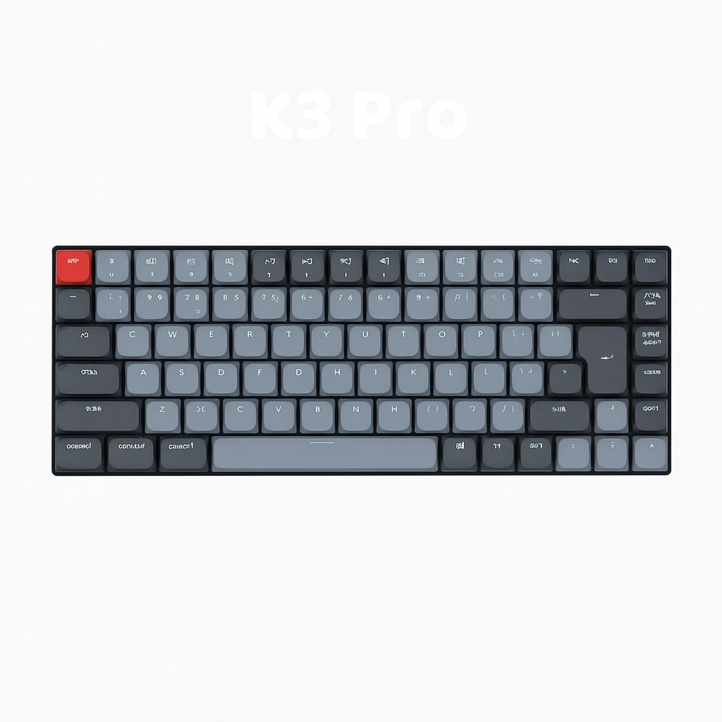 Keychron K3 Pro Low‑Profile Wireless RGB Mechanical Keyboard