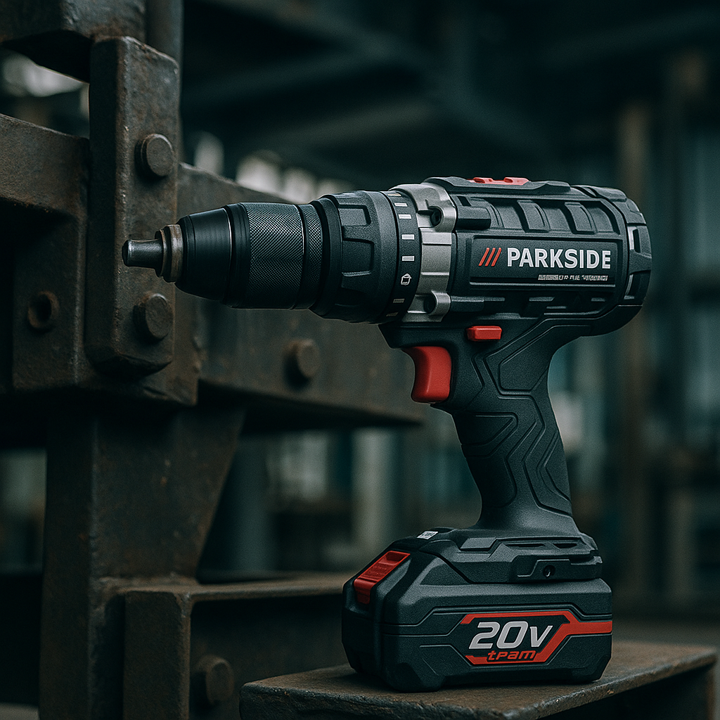 Parkside 20V Brushless Cordless Drill with LED Light