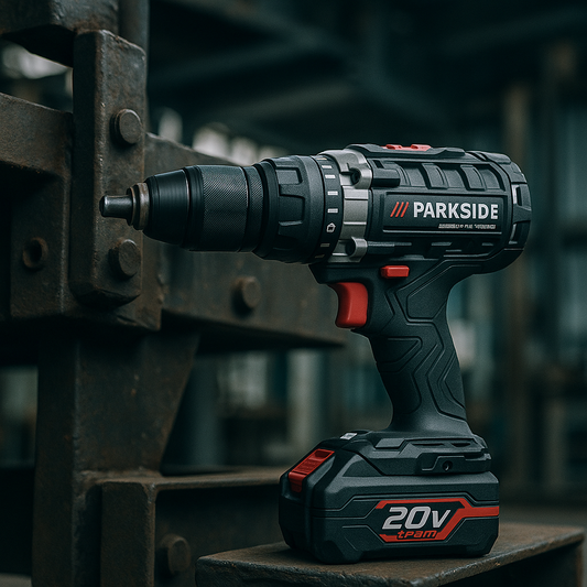 Parkside 20V Brushless Cordless Drill with LED Light