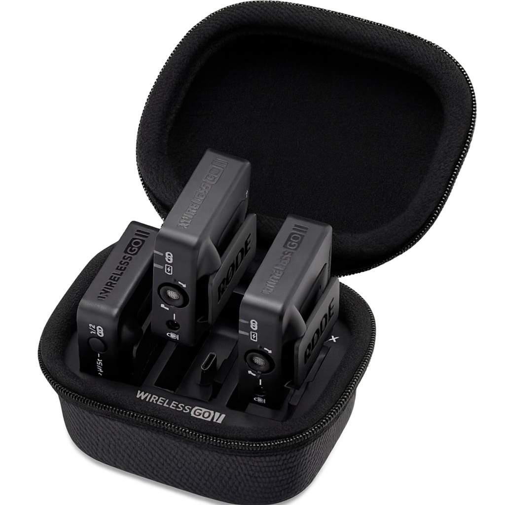 RØDE Wireless GO II Charge Case with Dual Recharges