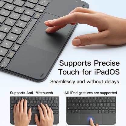 Inateck Ultra-Light Removable Keyboard with Touchpad for iPad Pro 11