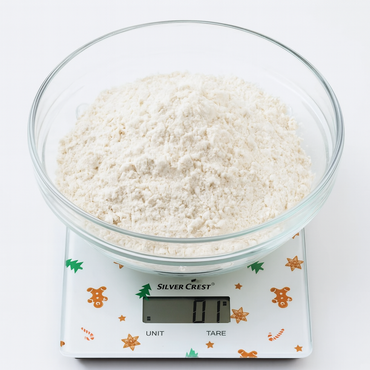 Silver Crest Digital Kitchen Scale with Gingerbread Design 5kg Capacity