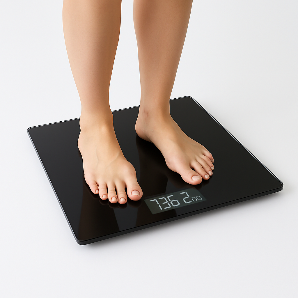 Monoprix Digital Bathroom Scale – Accurate 150 kg Capacity LCD Display