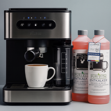 Purivita Universal Coffee Machine Descaler - 2 x 750ml Multi-Brand Scale Remover