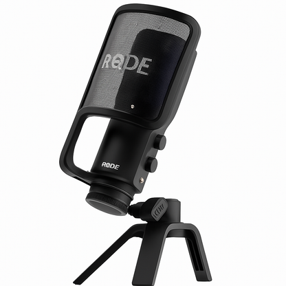 RØDE NT-USB+ USB Condenser Microphone – Studio‑Quality Podcast & Streaming