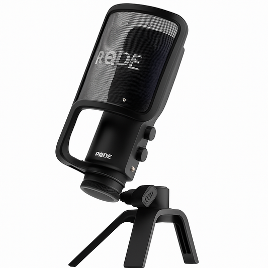 RØDE NT-USB+ USB Condenser Microphone – Studio‑Quality Podcast & Streaming