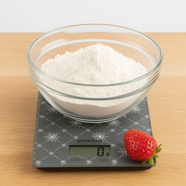 Silver Crest Digital Kitchen Scale – Precise 5kg Compact Countertop