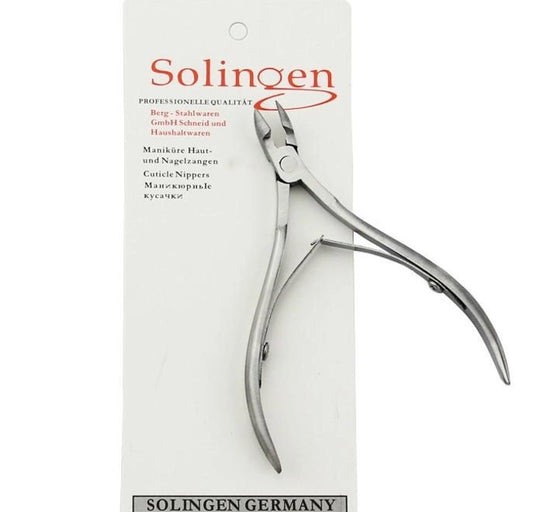 Professional German Solingen Stainless Steel Cuticle Nipper for Perfect Manicures