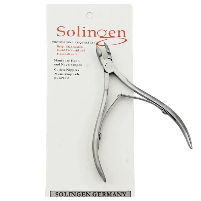 Professional German Solingen Stainless Steel Cuticle Nipper for Perfect Manicures