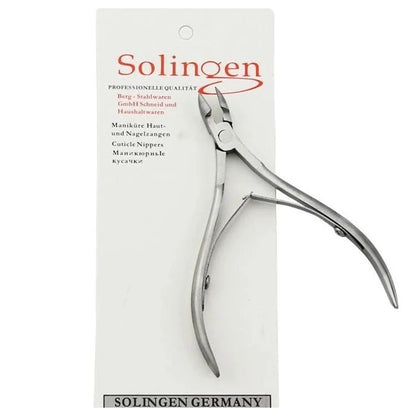 Professional German Solingen Stainless Steel Cuticle Nipper for Perfect Manicures