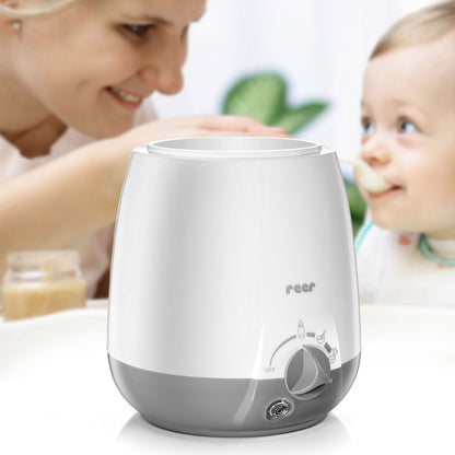Reer Simply Hot Fast Baby Food & Bottle Warmer with Thermostat, BPA-Free