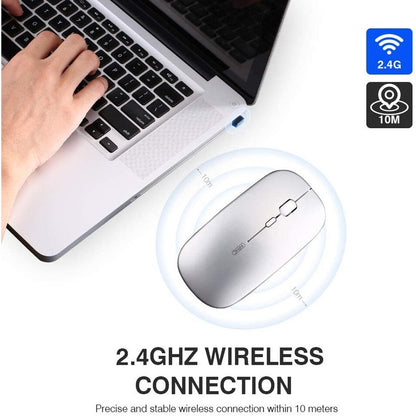 INPHIC Rechargeable Silent Wireless Mouse