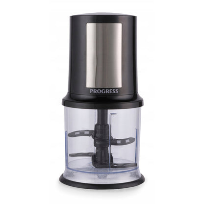 Progress Vegetable Chopper 400W 500ml Stainless Steel Blade Black
