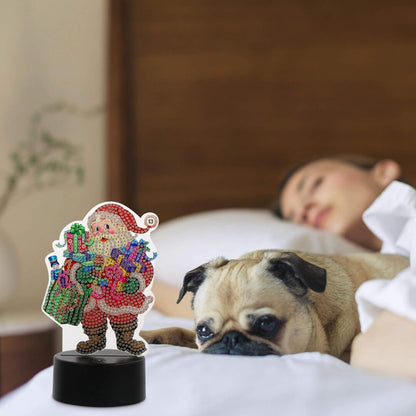 Santa Claus 7-Color LED Diamond Painting Night Light SKU-LER-00000019