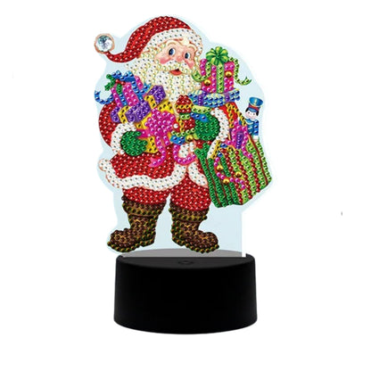 Santa Claus 7-Color LED Diamond Painting Night Light SKU-LER-00000019
