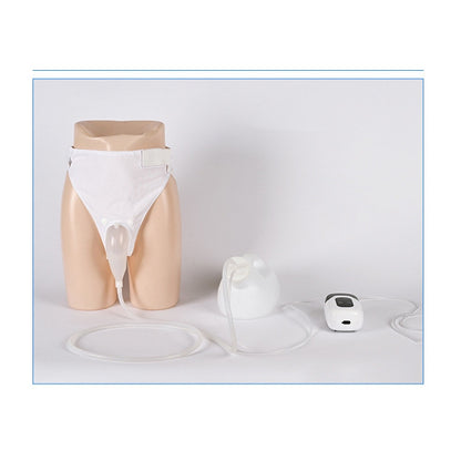 Koopsio Male Urinary Incontinence Kit: Silicone Catheter, Drainage Pump, 2 Sterile Bags