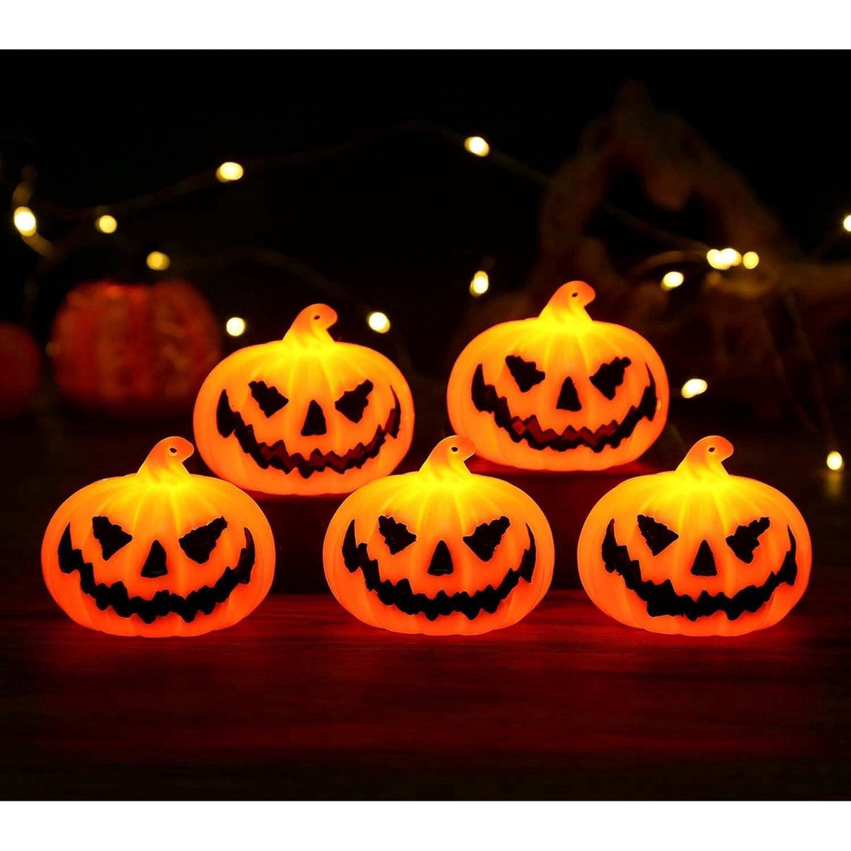 Sunshine Smile Halloween Pumpkin Lanterns 12 Pack