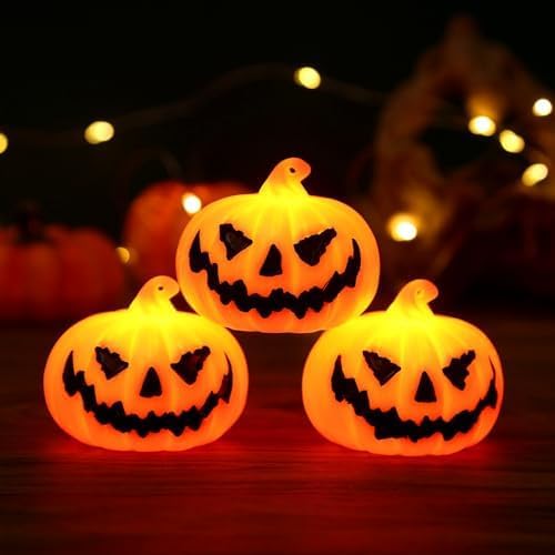 Sunshine Smile Halloween Pumpkin Lanterns 12 Pack