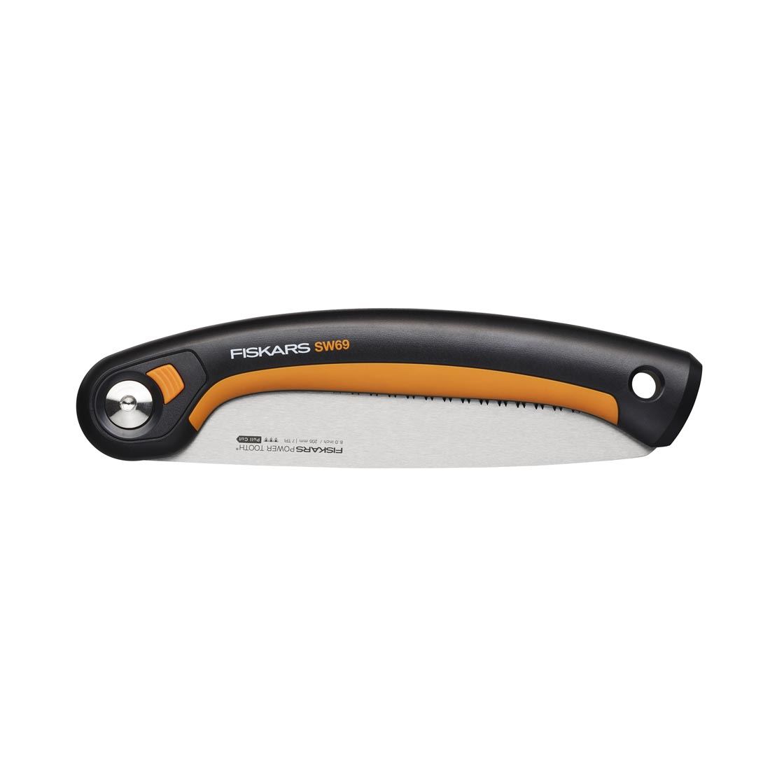 Fiskars Plus SW69 Folding Saw: Durable 8-Inch Power-Tooth Blade for Garden Pruning