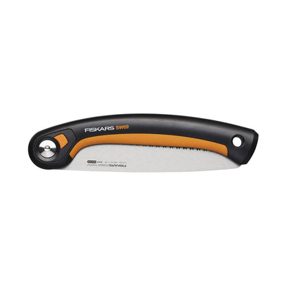 Fiskars Plus SW69 Folding Saw: Durable 8-Inch Power-Tooth Blade for Garden Pruning