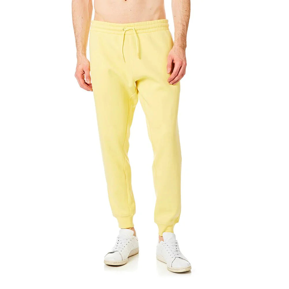 RIPT Essentials Men's Yellow Jog Pants – Soft Brushed Fleece