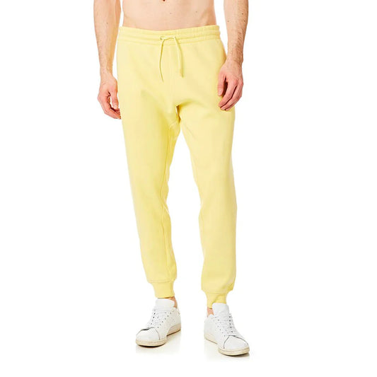 RIPT Essentials Men's Yellow Jog Pants – Soft Brushed Fleece