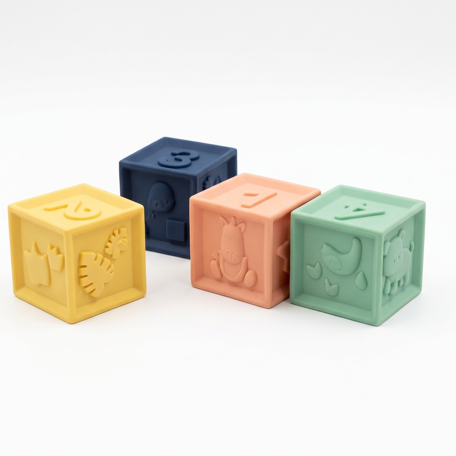 Playtive Sensory Toy Blocks 4-Piece