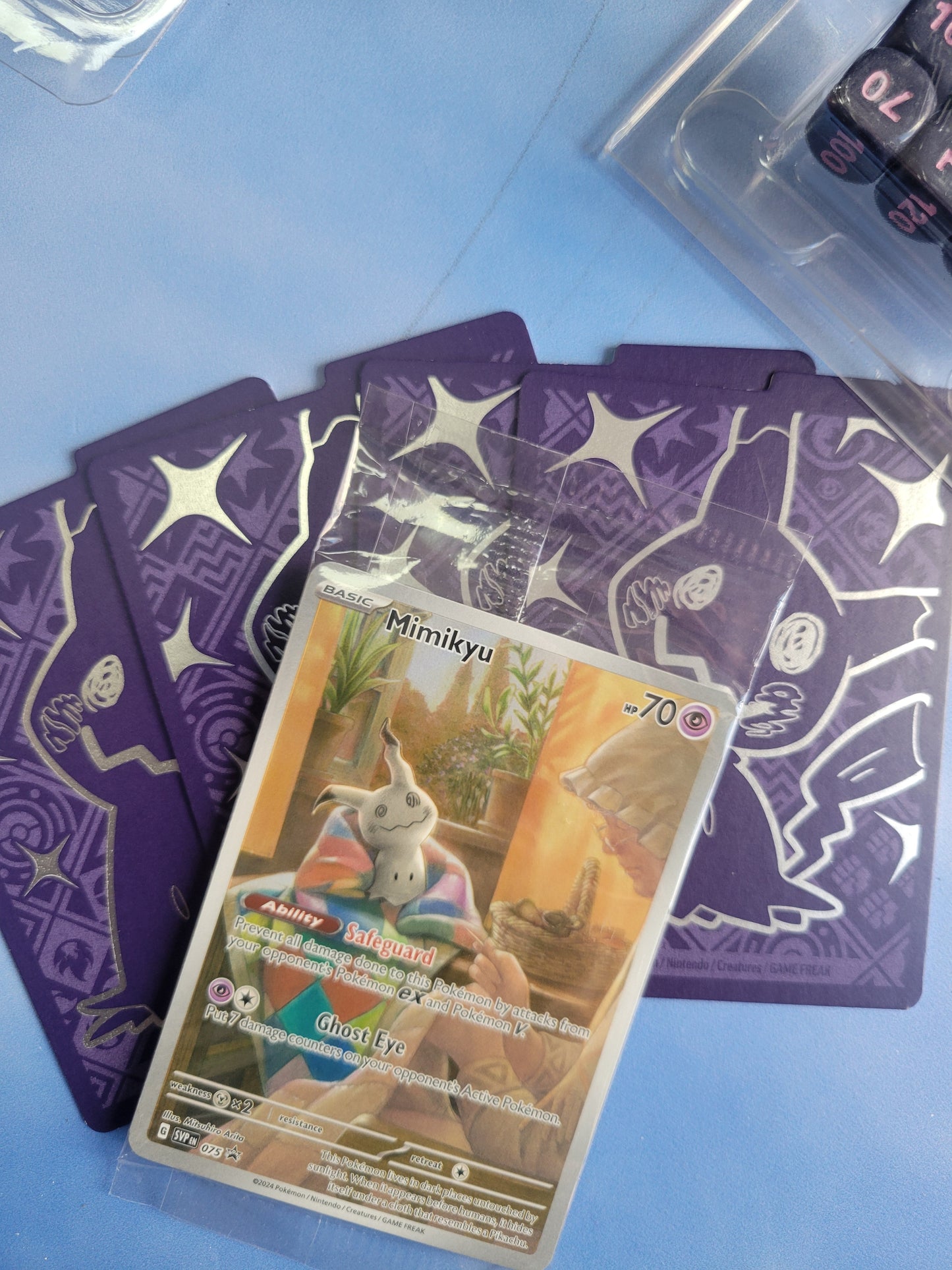 Paldean Fates Elite Trainer Box with Shiny Mimikyu Promo