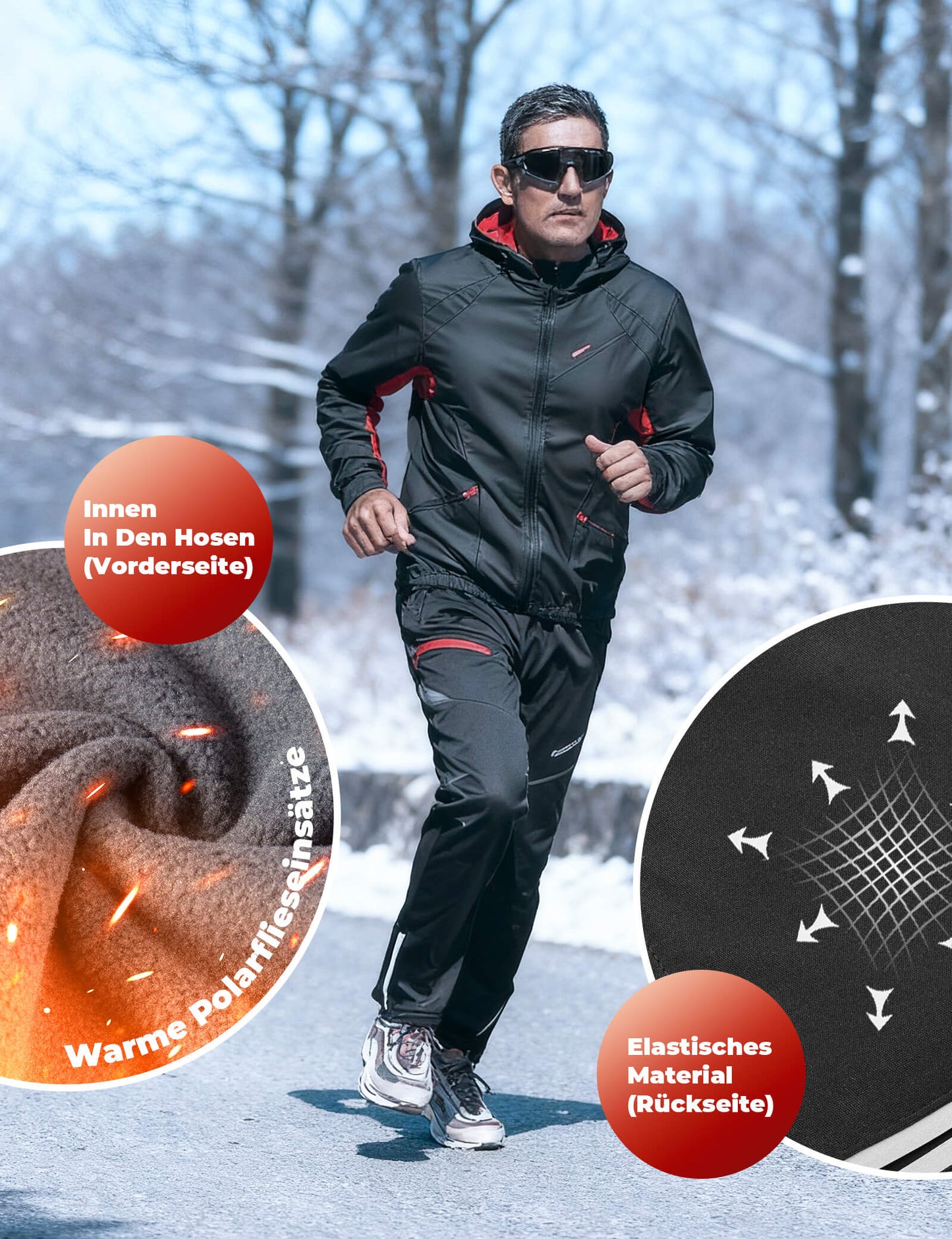 Men's ROCKBROS Winter Waterproof Windproof Cycling Jacket with Ventilation