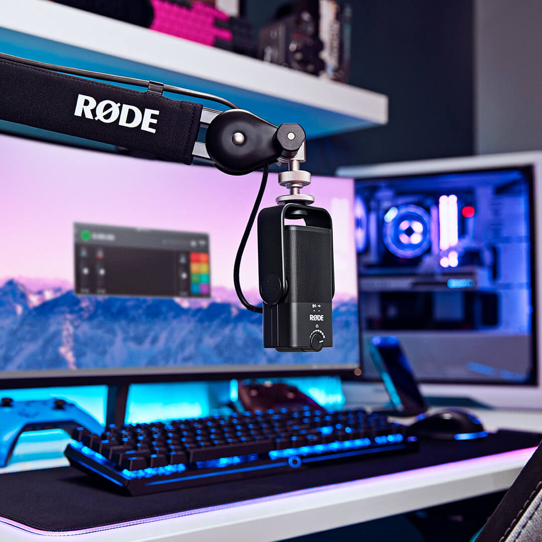RØDE NT-USB Mini Compact Studio-Quality USB Microphone for Podcasting Streaming Gaming