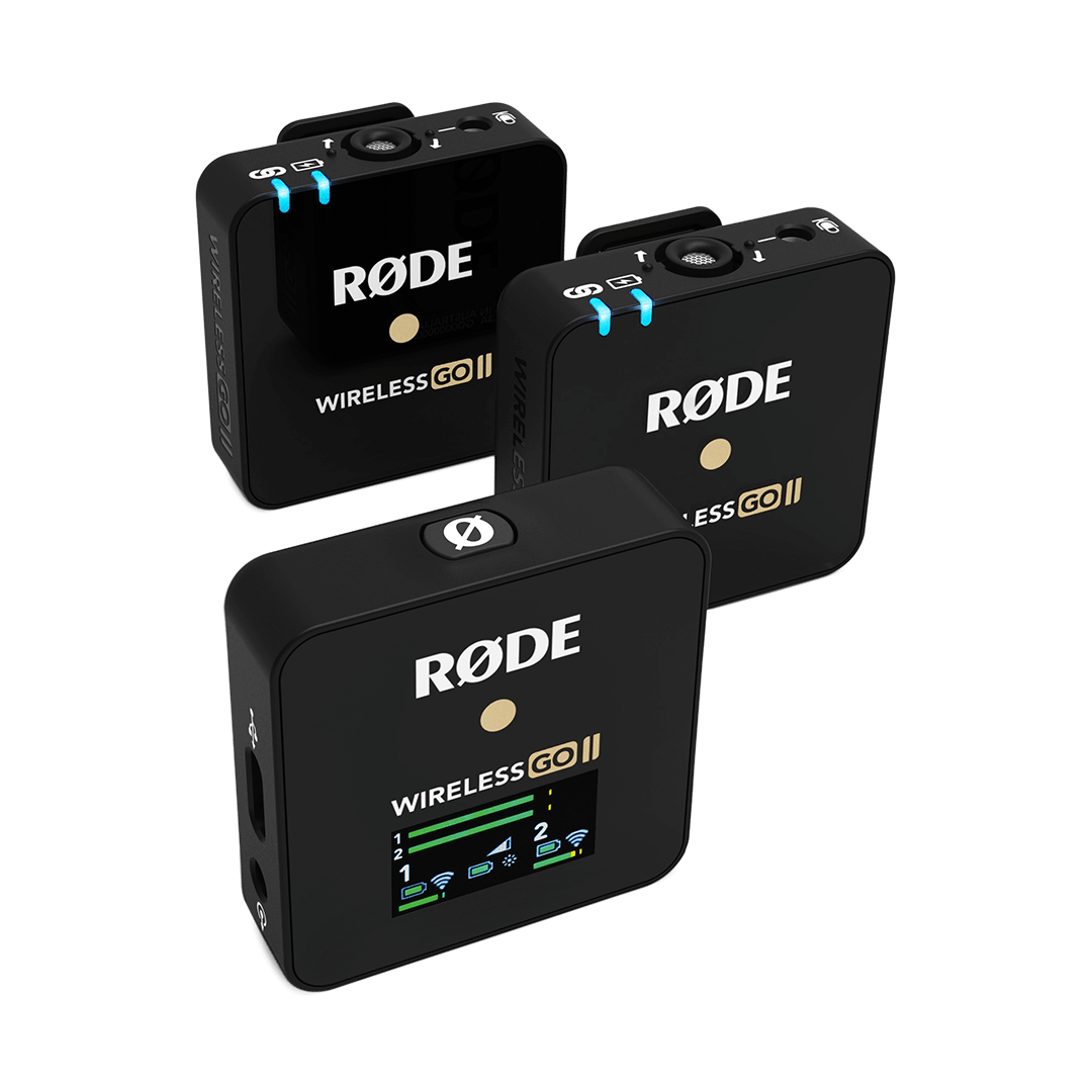 RØDE Wireless GO II Dual Channel Ultra-Compact Microphone System for Content Creation