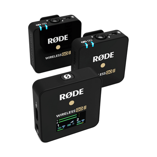 RØDE Wireless GO II Dual Channel Ultra-Compact Microphone System for Content Creation