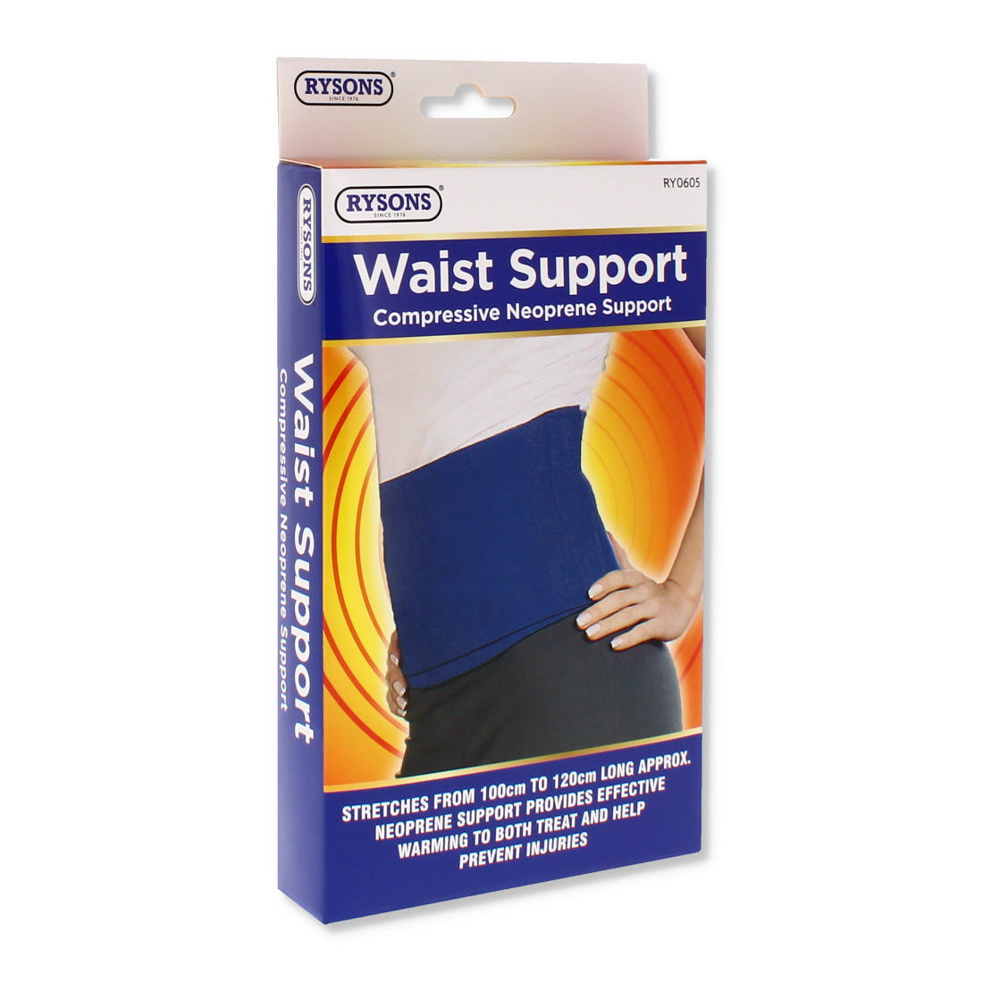 Rysons Compressive Neoprene Waist Support for Optimal Back & Core Stability