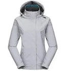 Little Donkey Andy Women's Waterproof Lightweight Gray Rain Jacket