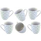 Van Well Porcelain 24 Piece Dinner Set