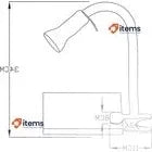 Brilliant Flexible Clamp Ceiling Lamp White 40W E14 R50 - Gomix Brands Outlet