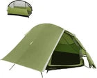 Portable Retractable Beach Shelter Waterproof UV-Resistant 3-Person Green