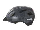 Crivit Kids' Lightweight Bike Helmet with LED Light, Insect Screen, Washable Lining