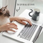 Kissing Cat Couple Coffee Mug Set – Cute Cat Lover Gift