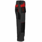 Red Grey Classic Heavy‑Duty Cargo Work Trousers with Knee Pads